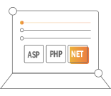 支持ASP、PHP、.Net等多種語言開發(fā)